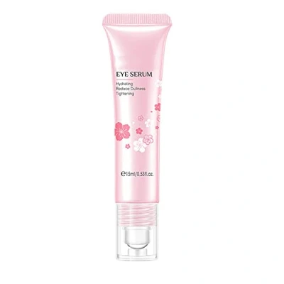 Image of 15ml Sakura Slide Ball Serum Eye Massage Cream Essence Firming Remove Dark Circles Wrinkle Anti Puffiness Bags Under Skin Care ,for All Types (1Pcs)