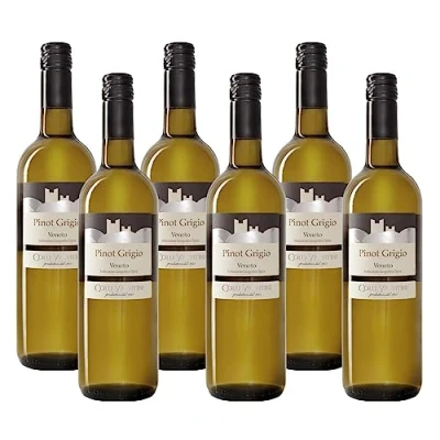 Image of Case of 6 Colli Vicentini Pinot Grigio White Wine 75cl 11% abv
