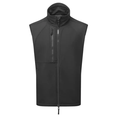 Image of Portwest WX2 Eco Softshell Gilet (2L) Black Large