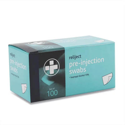 Image of Reliance Medical 742 Isopropyl Pre injection Wipe (Pack of 100)
