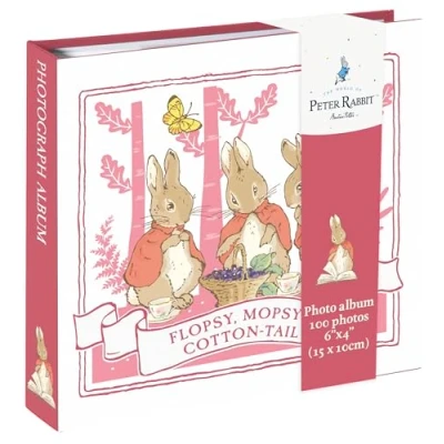 Image of Flopsy Bunnies Photo Album Peter Rabbit Forest Picnic Design