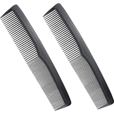 Image of 2 Pieces Comb,Wide Tooth Comb,Hair Comb,Combs for Women,Hair Combs Women,Wide Comb Curls,Anti Static,Wide + Fine Teeth,18.7 cm