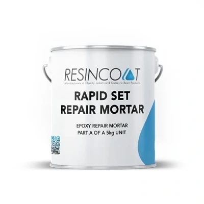 Image of Resincoat Rapid Cure Epoxy Concrete Repair Mortar, Stronger Than Concrete, DIY Friendly, Interior &amp; Exterior Repairs (10Kg, Light Grey)