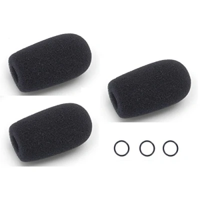 Image of Three (3) Replacement windscreen for Bose/David Clark/Lightspeed/Crystal Mic