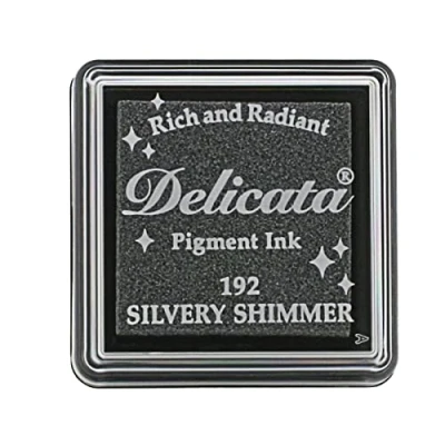 Image of Tsukineko Ink Pad, Acrylic, Silver Shimmer, S