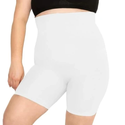 Image of Conturve Shapewear High Waisted Body Shaper Shorts Tummy Control for Women, Women Waist Controls Knickers, Anti Chafing (WHITE 4XL)