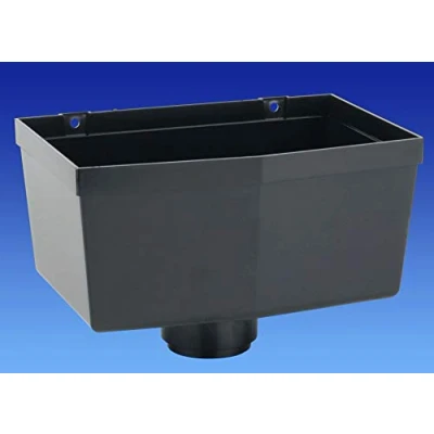Image of Wavin OSMA Roundline Hopper Head Black 0T332b