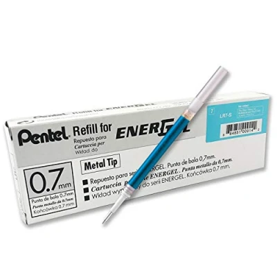 Image of Pentel LR7 C Refill Ink for EnerGel BL57/77/107/108/407 bright blue