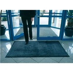 Image of VFM Black/Blue Economy Washable Entrance Mat 1150x1750mm 312428