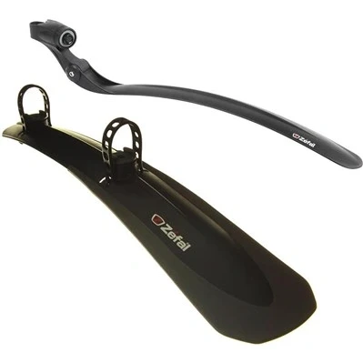 Image of ZEFAL Swan &amp; Croozer Clip On Road Front Rear Mudguard Set, Black, 700c / 28&quot;
