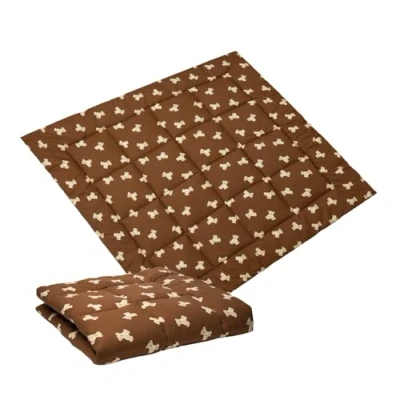 Image of molis&amp;co Baby Play Mat for Floor 120x120 cm Extra Thick 5 Soft Playmat Newborns in a Stylish Unisex Design 100% Cotton (Oeko TEX) Machine Washable Teddy Mocca