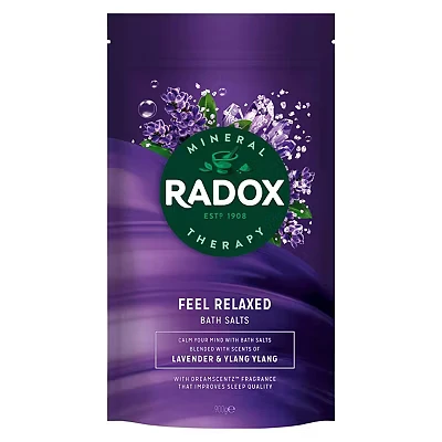 Image of Radox Mineral Therapy Sleep Aromatherapy Calm Your Mind Lavender &amp; Waterlilly Bath Salts 900g