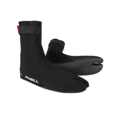 Image of O&#039;Neill Heat Ninja 5/4mm Split Toe Wetsuit Boots Black Unisex Design Minimal ONeill Footwear Size 7