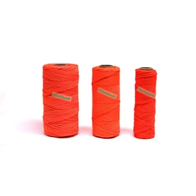 Image of Barnwell Fluorescent Hi Vis Orange Braided Nylon Masons Builders Brick Block Line Bricklayers (1000ft (300m))