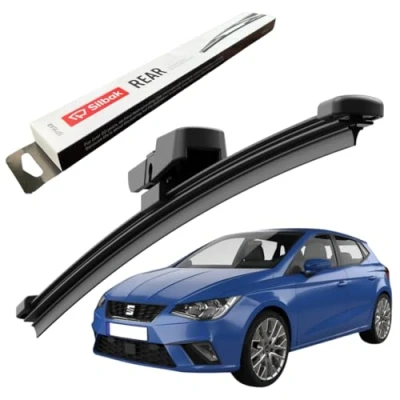 Image of Silbak Rear Windscreen Wiper, fits for SEAT IBIZA (2017 ONWARDS) Wiper Blade, 330mm