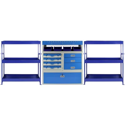 Image of MonsterShop Monster Racking Tempest Metal Van Shelving Bundle