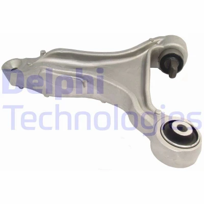 Image of 36012459, 36051004, 8623959, 8646373, 8649545 Suspension Arm DELPHI TC2540 without ball joint Left, Lower Trailing Aluminium VOLVO: V70 2, I