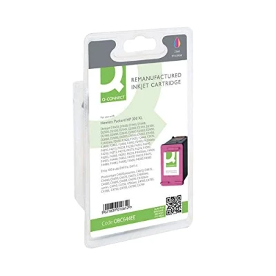 Image of Q Connect HP 300XL Remanufactured Colour Inkjet Cartridge High Yield
