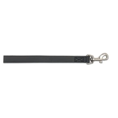 Image of Ancol Heritage Leather Lead Black 1m X19mm Sz 3 8