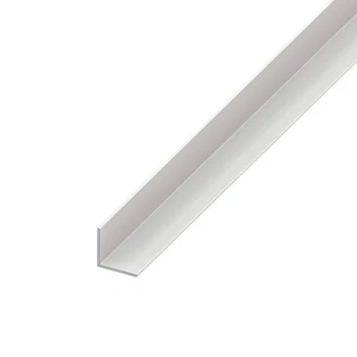 Image of Rigid Angle Cover Trim 25mm x UPVC White Plastic 90 Degree Corner 1m Length