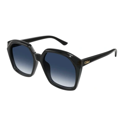 Image of Sunglasses ChloÃ© Ch0280s col. 002 Donna Squadrata Nero