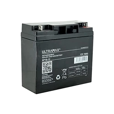 Image of ULTRA MAX 2 x 12V 18Ah (as 17Ah &amp; 20Ah) MOBILITY SCOOTER WHEELCHAIR BATTERIES