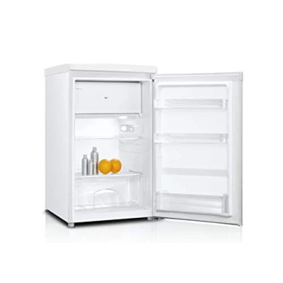 Image of HADEN HR111W Under Counter Fridge with Ice Box Energy Saving Manual Defrost Fridge, Perfect for Kitchen, Dorm, Office, or Small Space Refrigeration Needs