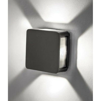 Image of Tervel Outdoor Sconce Wall Lamp LED 8W Graphite IP65