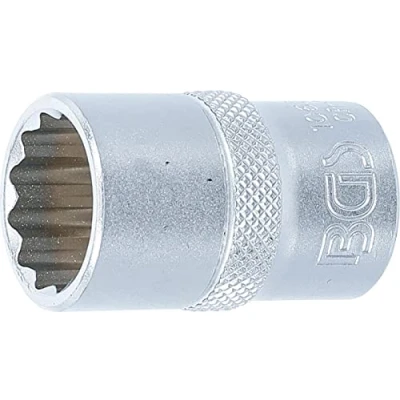 Image of BGS 10637 Socket, 12 point 12.5 mm (1/2&quot;) Drive 17