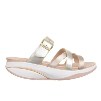 Image of Fasi Leather Women&#039;s Slip On Sandals