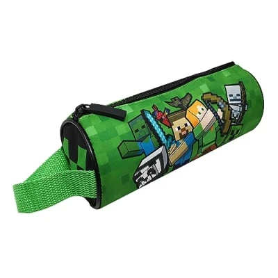 Image of Theonoi Minecraft Children&#039;s Pencil Case, Green Creeper