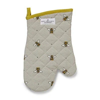 Image of Cooksmart British Designed Oven Gloves Modern Design Gauntlet Heat Resistant Mitt or Baking Perfect For Kitchens