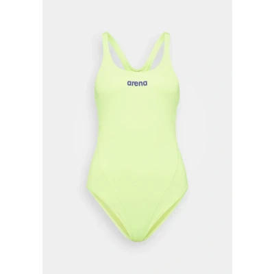Image of Arena Womens TEAM Swimsuit SWIM TECH Solid Swimsuit, Women&#039;s, Size: 2, Artic lime/future dusk