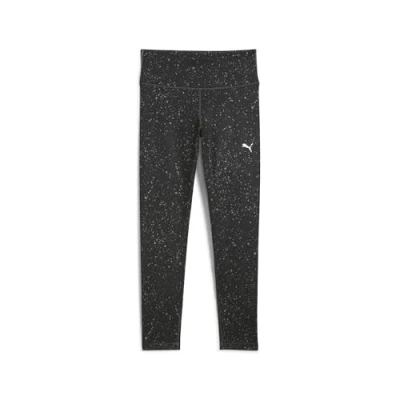 Image of Puma Girls Train Favorite Tights, Black aop, 140 EU