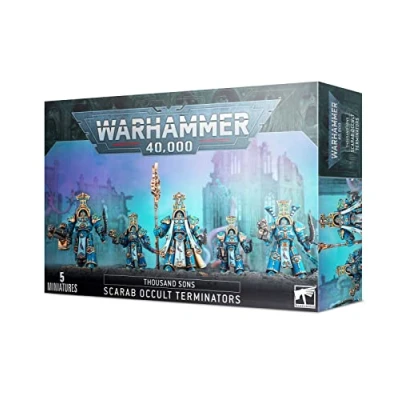 Image of Games Workshop 99120102066&quot; Thousand Sons Scarab Occult Terminators, Black