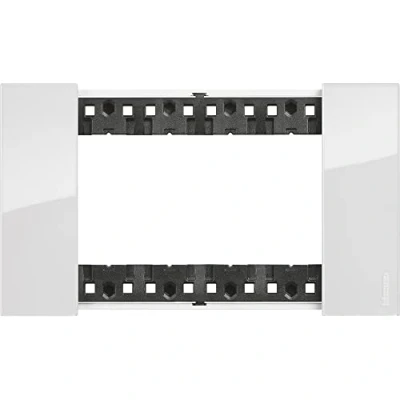 Image of Bticino KA4804DW Living Now 4 Module Ice Plate 147.5 x 86 20 mm
