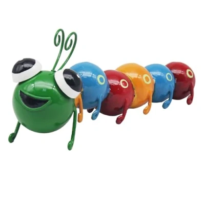 Image of Lesser &amp; Pavey Bright Eyes Caterpillar By Home Decor Figurines Ornaments for Office Decorative Accessories Statues Indoor Outdoor Lovely Gifts Women Men