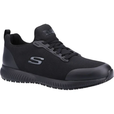 Image of Skechers Squad Trainers, Men&#039;s, Size: 13, Black Textile/synthetics