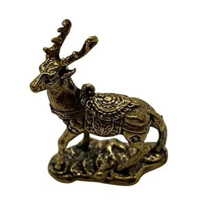 Image of VIE Naturals Miniature Brass Figurines, Deer