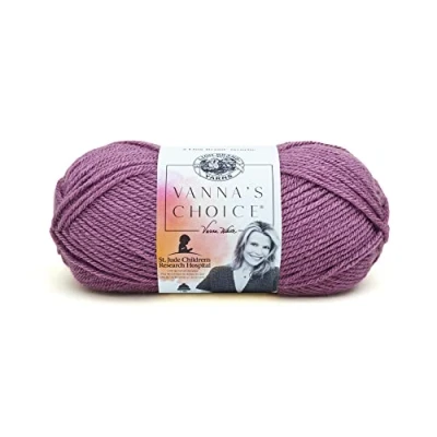 Image of Lion Brand Yarn Company 860 146I Vanna&#039;s Choice Yarn, Dusty Purple, One Skein