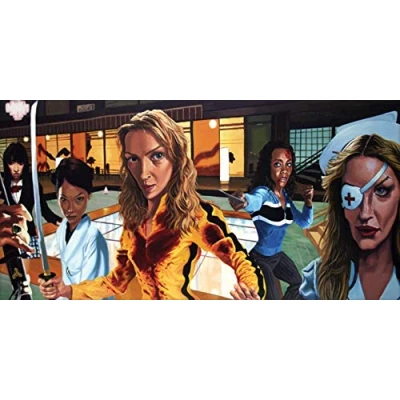 Image of Pyramid International The Bride&#039;s Revenge (The Art of Justin Reed) Canvas Print 50 x 100cm, Wood, Multi Colour, 100 1.3 cm