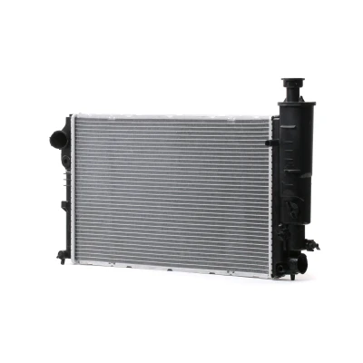 Image of 1301JL, 1301JP, 9614198980 Engine radiator NRF 50400 Aluminium 610mm 368mm 40mm with seal ring Brazed cooling fins CITROËN: BX Hatchback