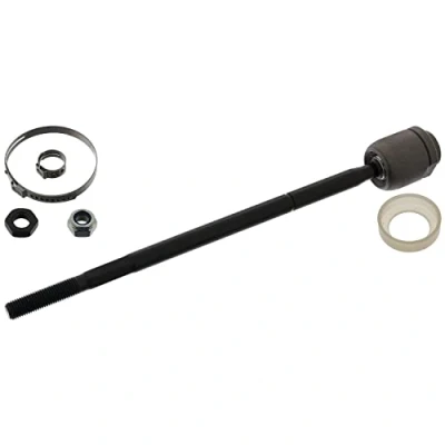 Image of 026110431, 093192418, 26110431, 93192418 Inner Tie Rod FEBI BILSTEIN 44437 Front Axle Left, Right 317mm with lock nut clamps