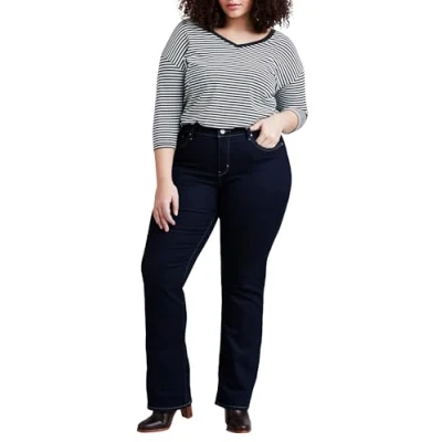 Image of Levi&#039;s Plus 315 Shaping BOOT Bootcut jeans, Women&#039;s, Size: 22x32, Darkest sky