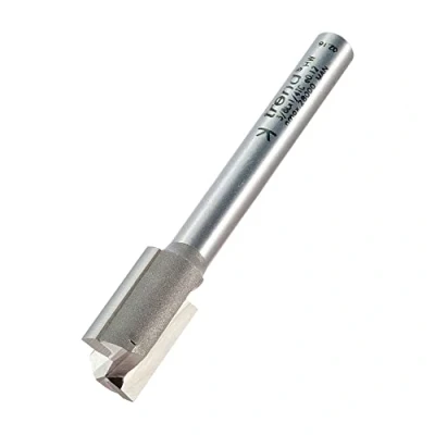Image of Trend Professional Hinge Recessors Two Flute Router Cutter, 1/4 Inch Shank, 12mm Cut Diameter, Tungsten Carbide Tipped, 3/8LX1/4TC