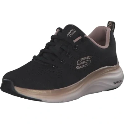 Image of Skechers Sport Vapor FOAM Trainers Black/rose gold, Women&#039;s, Size: 6.5, gold Textile