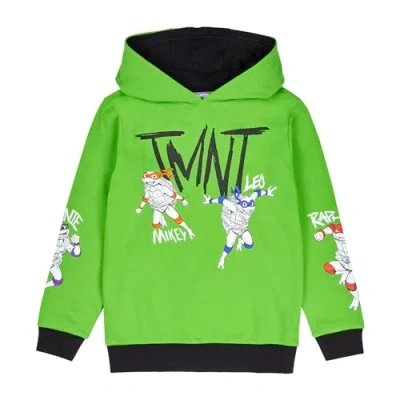 Image of Teenage Mutant Ninja Turtles Hoodie TMNT Hooded Jumper Sweatshirt for Young Boys Official Merchandise Clothing (UK, Age, 9 Years, 10 Regular, Green)