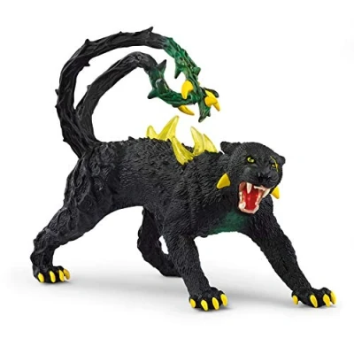 Image of SCHLEICH 42522 Shadow Panther Eldrador Creatures Toy Figurine for children aged 7 12 Years, Medium