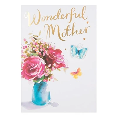 Image of Hallmark Mother Birthday Card &#039;Wonderful&#039; Medium