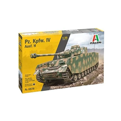 Image of Italeri ITA6578 Pz.Kpfw.IV Ausf H Model kit, Unvarnished